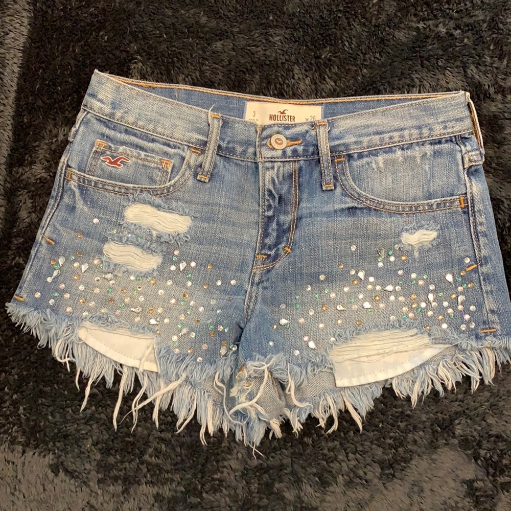 Hollister high rise festival shorts